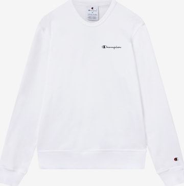 Champion Authentic Athletic Apparel Суичър в бяло: отпред