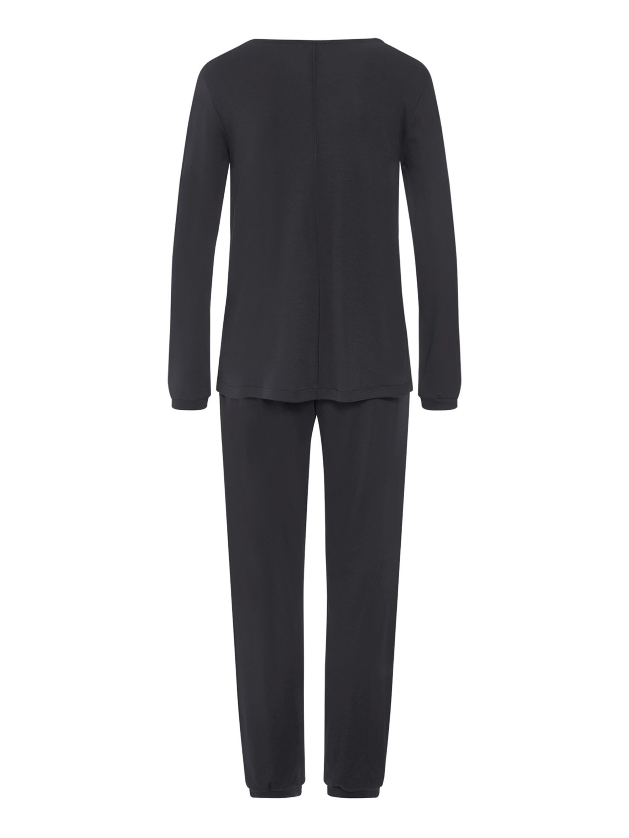 Hanro Pyjama ' Franca ' in Zwart