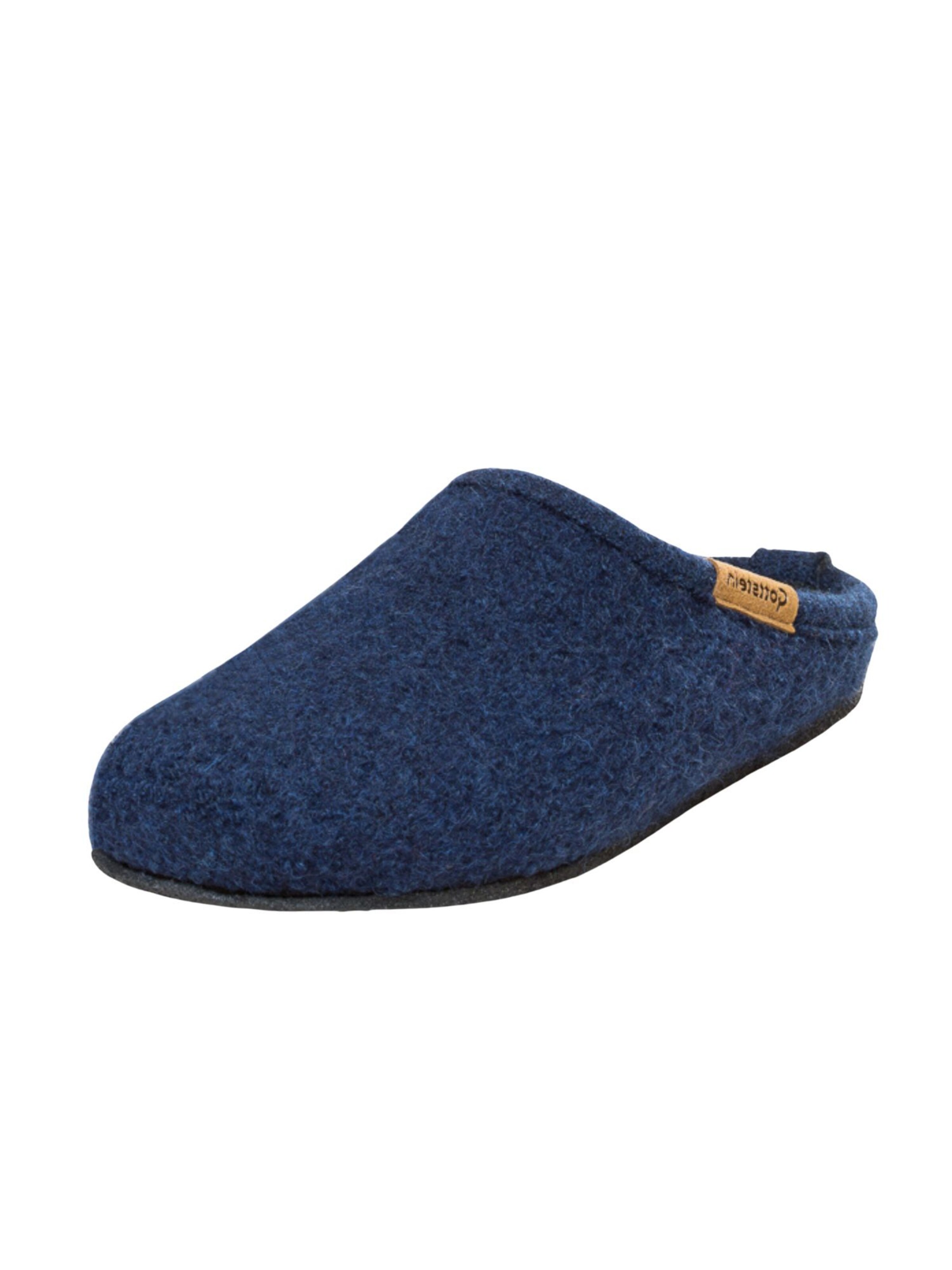 Gottstein Hausschuh 'Walkpantoffel ALP- COMFORT-FE'‌‌‌‌‌‌ in Blau: Vorderseite