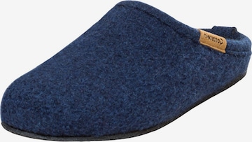 Gottstein Hausschuh 'Walkpantoffel ALP- COMFORT-FE' in Blau: Vorderseite