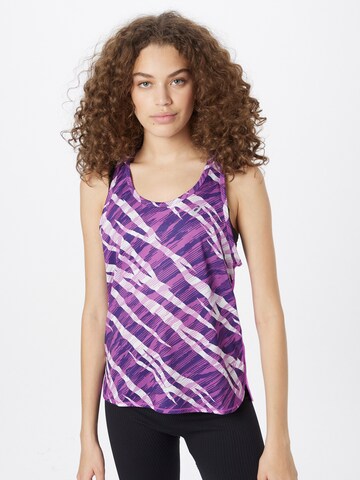 ASICS Sporttop in Lila: voorkant