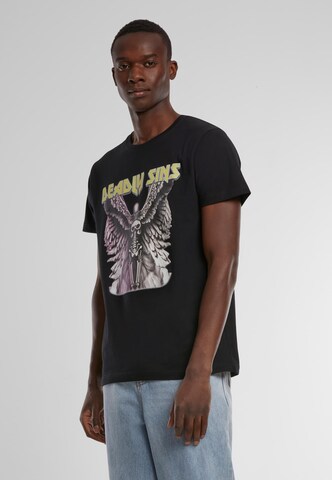 Mister Tee Shirt 'Deadly Sins' in Zwart