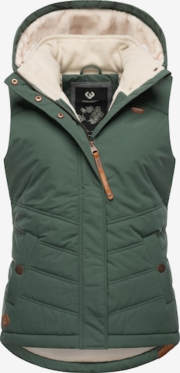 Ragwear Weste 'Hesty' in XS in hellbeige / braun / dunkelgrün, Produktansicht