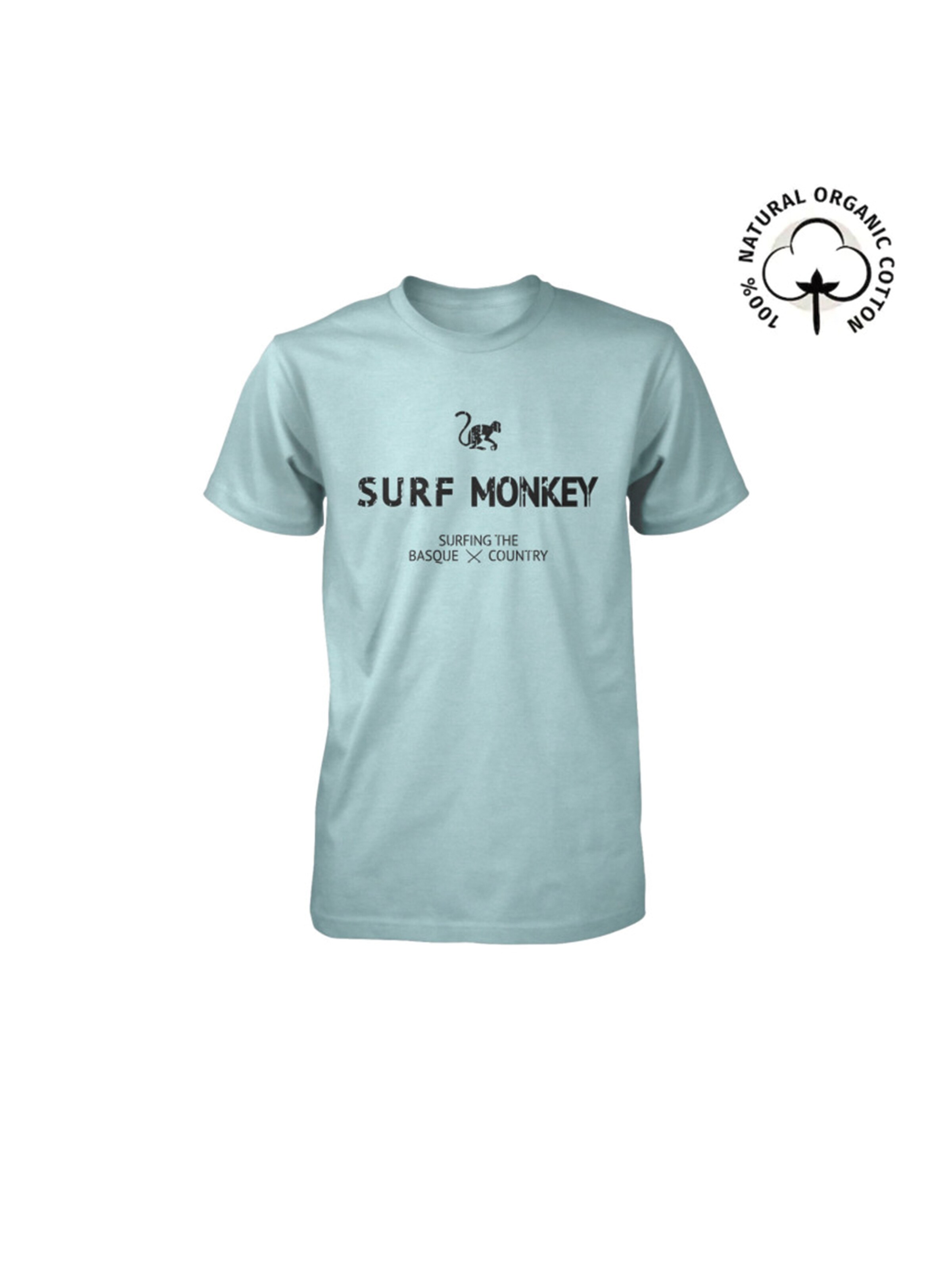 Surf Monkey Shirt‌‌‌‌‌‌‌ in Grün: Vorderseite