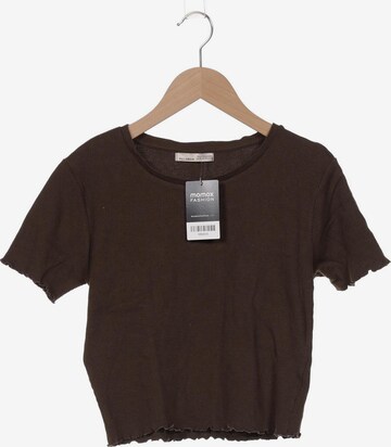 Pull&Bear T-Shirt XL in Braun: predná strana