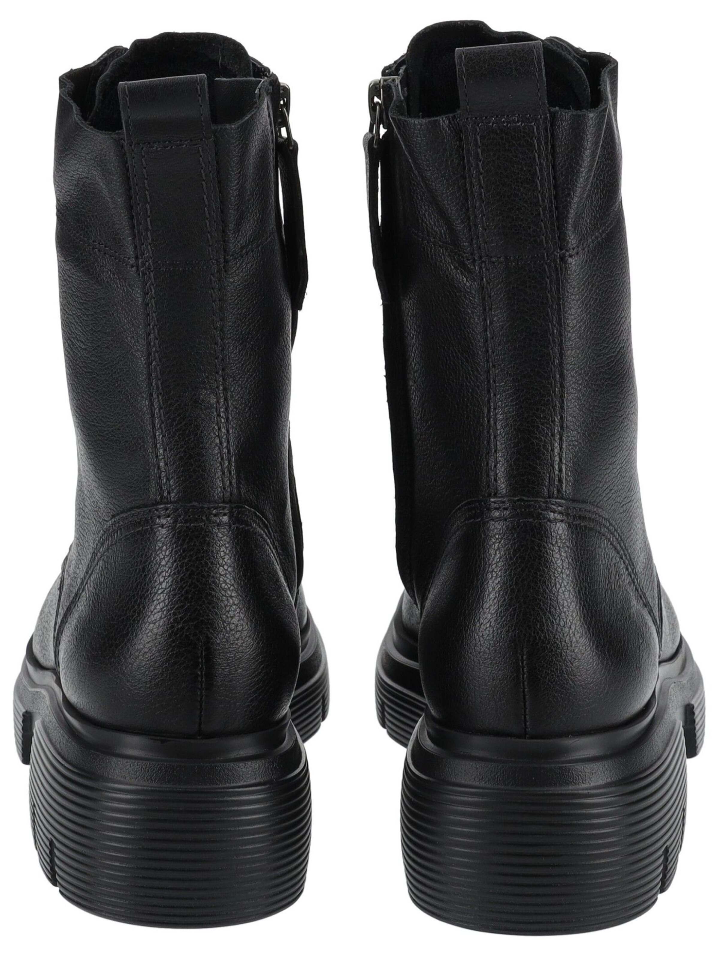 Paul Green Schnürstiefelette in Schwarz