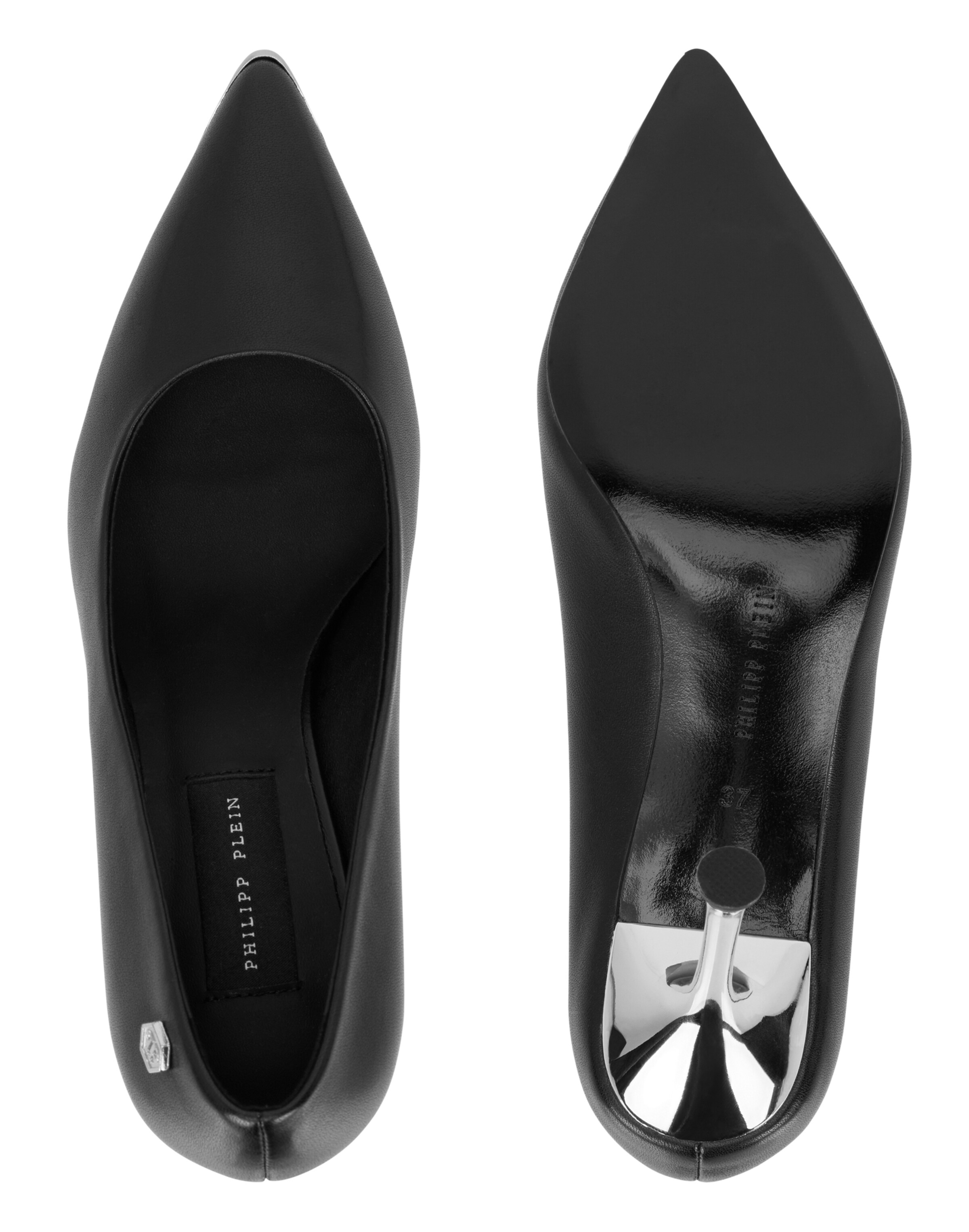 Décolleté 'Hexagon' di Philipp Plein in nero