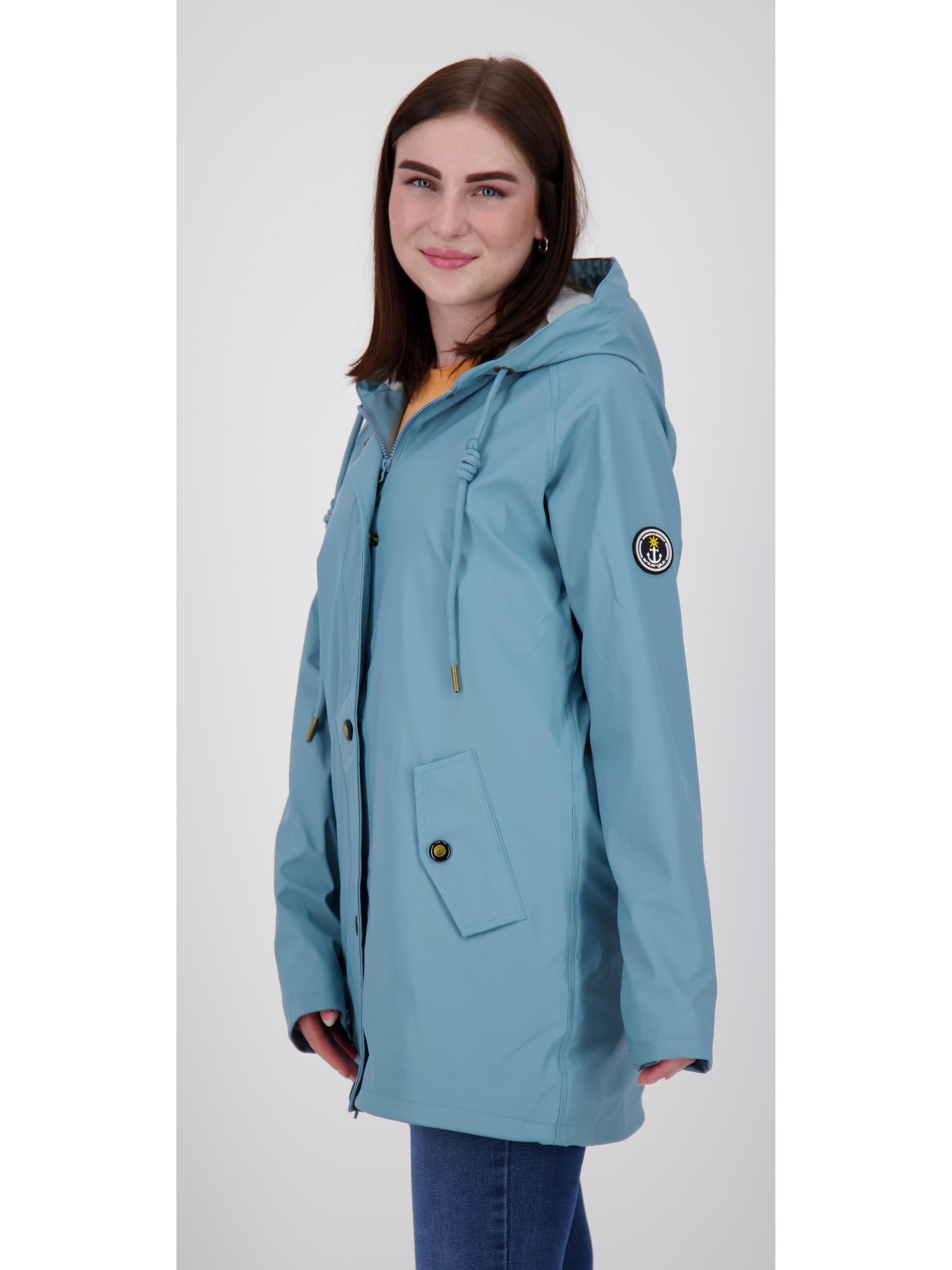 ankerglut Functionele mantel 'Friesennerz II WMN' in Blauw