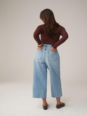Next Wide leg Τζιν σε μπλε