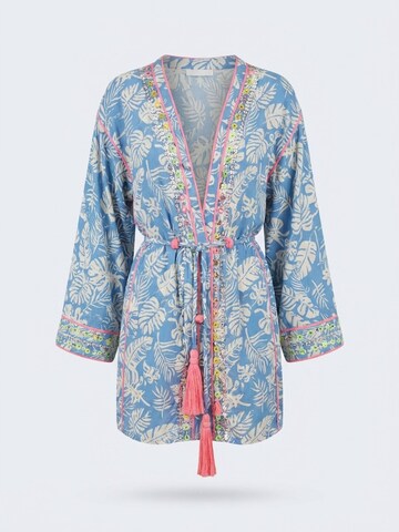 Miss June Dress 'Robe Courte Milos' in Blue: front