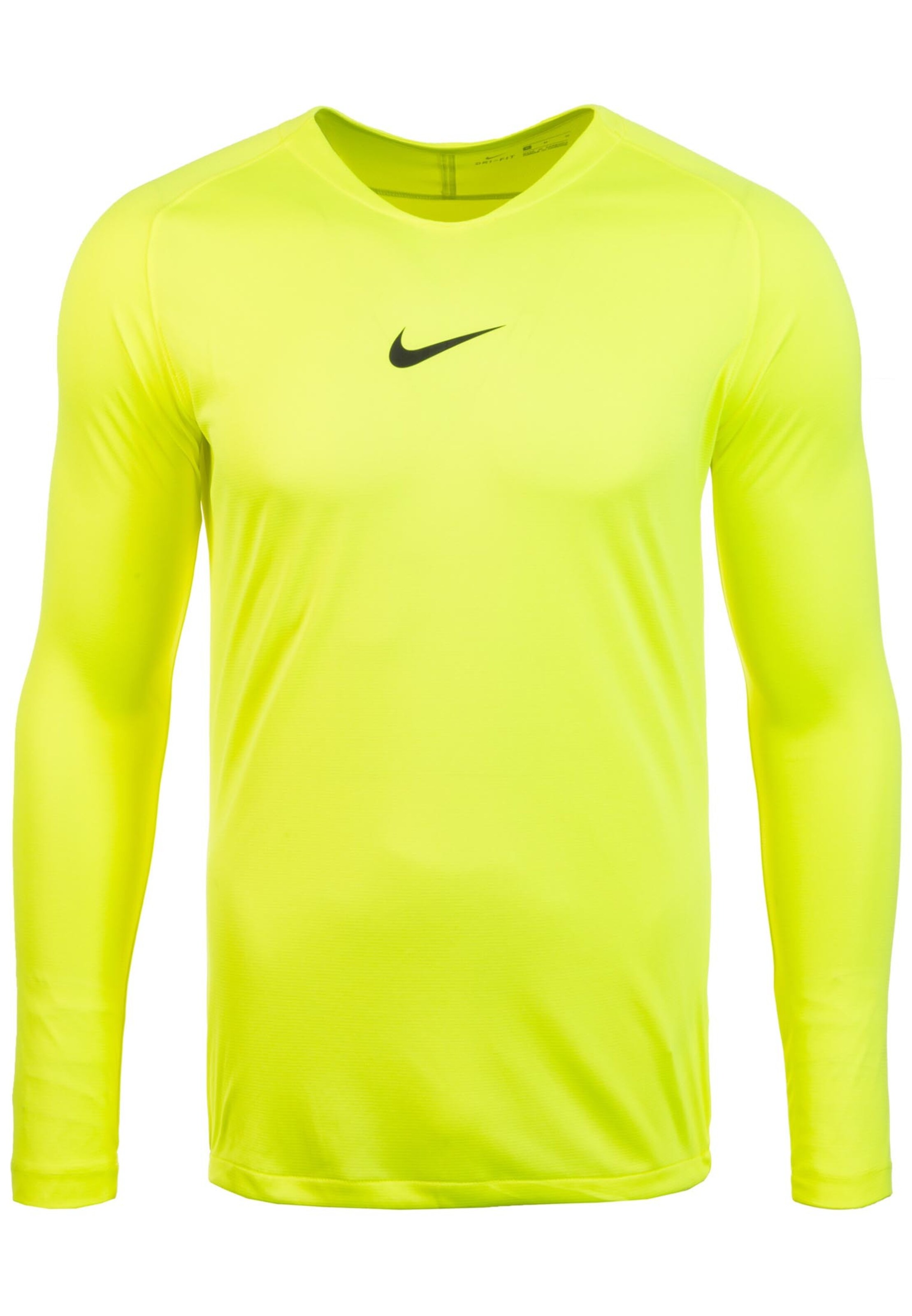 NIKE Performance Shirt in Yellow: front