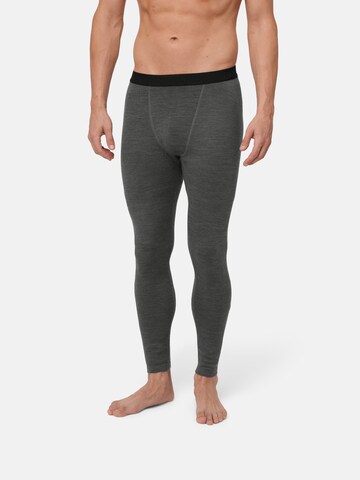 DANISH ENDURANCE Long underpants in Grey: front