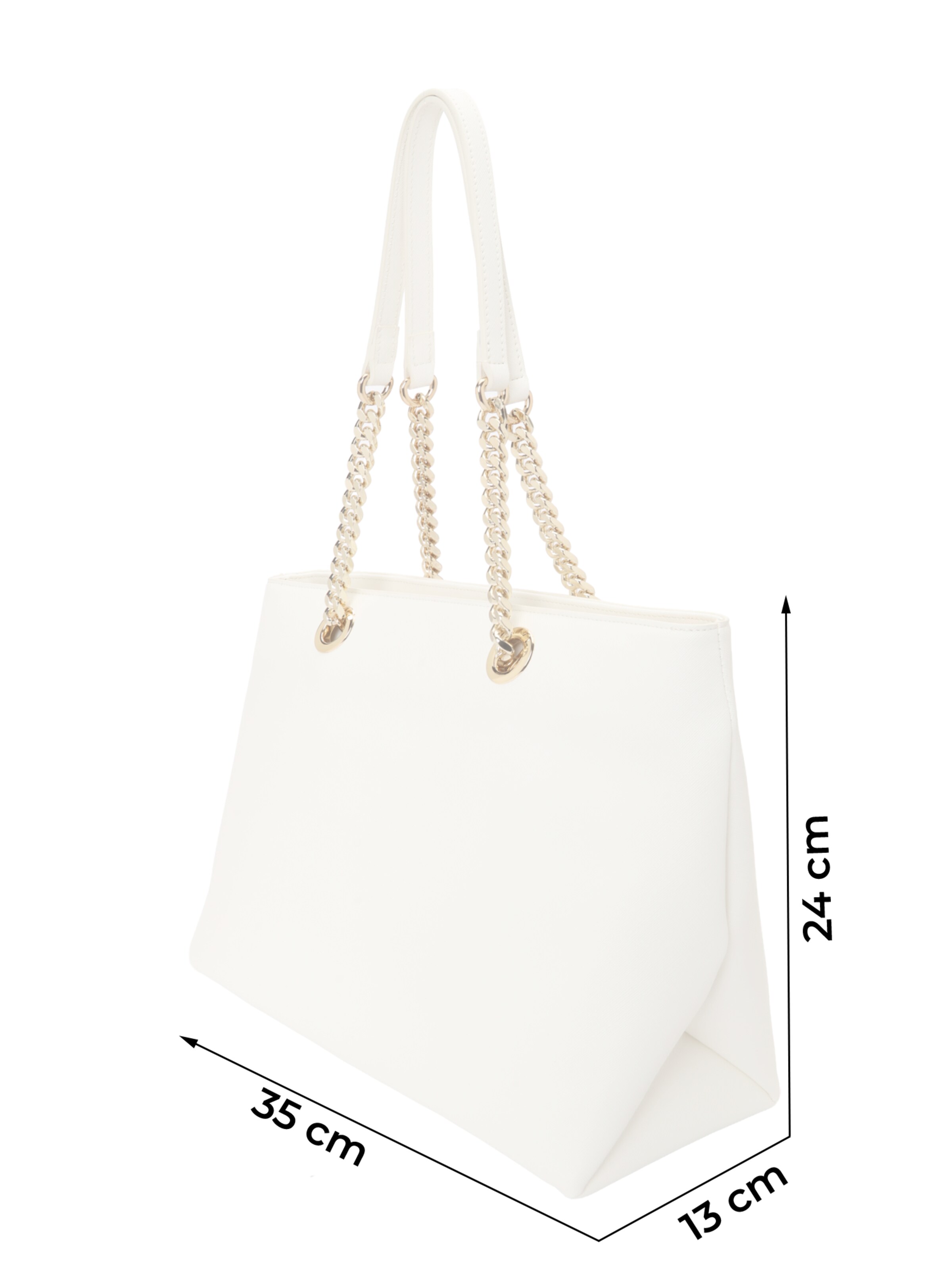 Cabas 'LETTERING' Just Cavalli en blanc