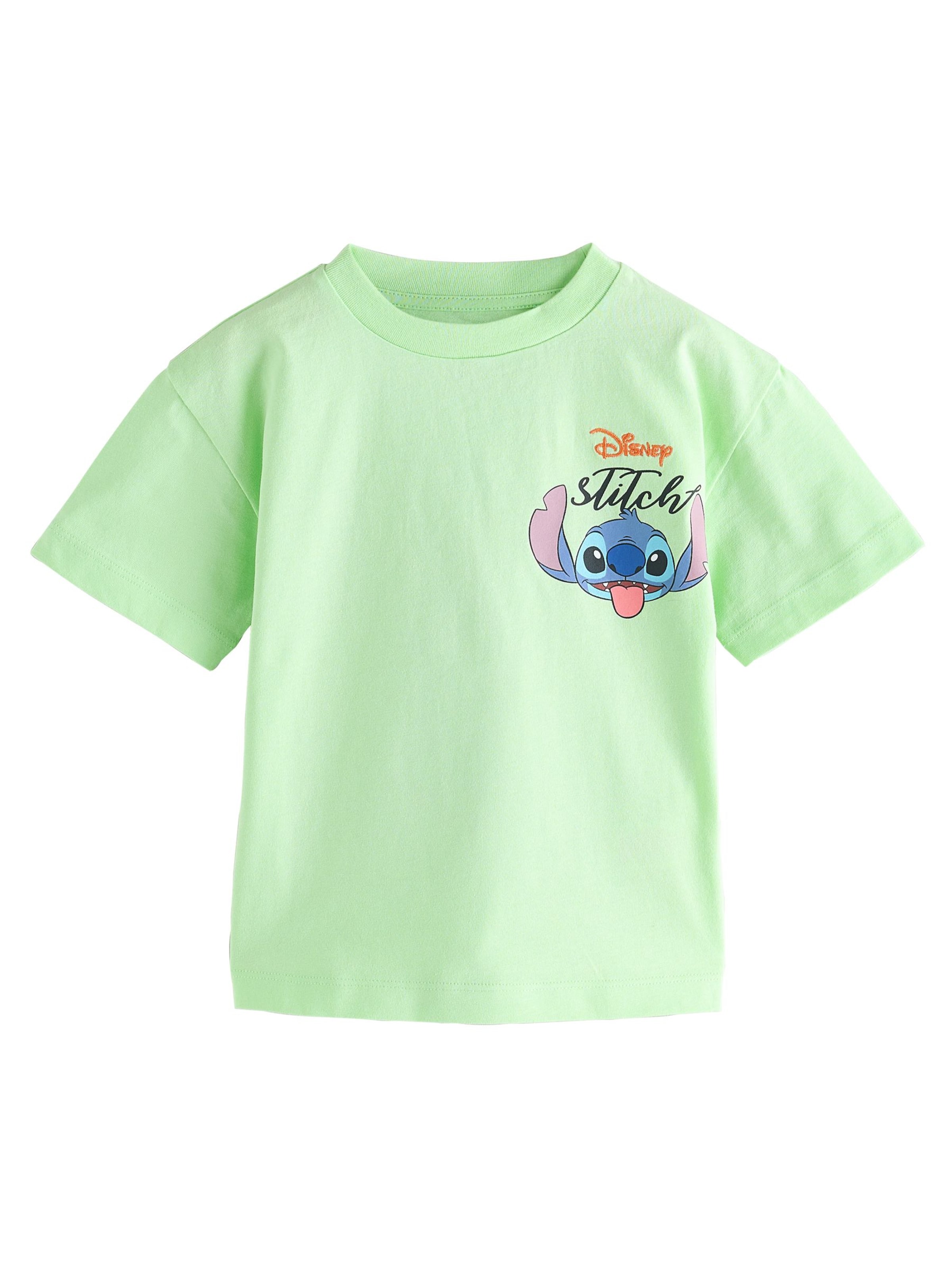 Maglietta 'Lilo & Stitch' di Next in verde: frontale