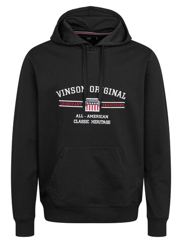 Pullover 'Mortimer' di VINSON in nero: frontale