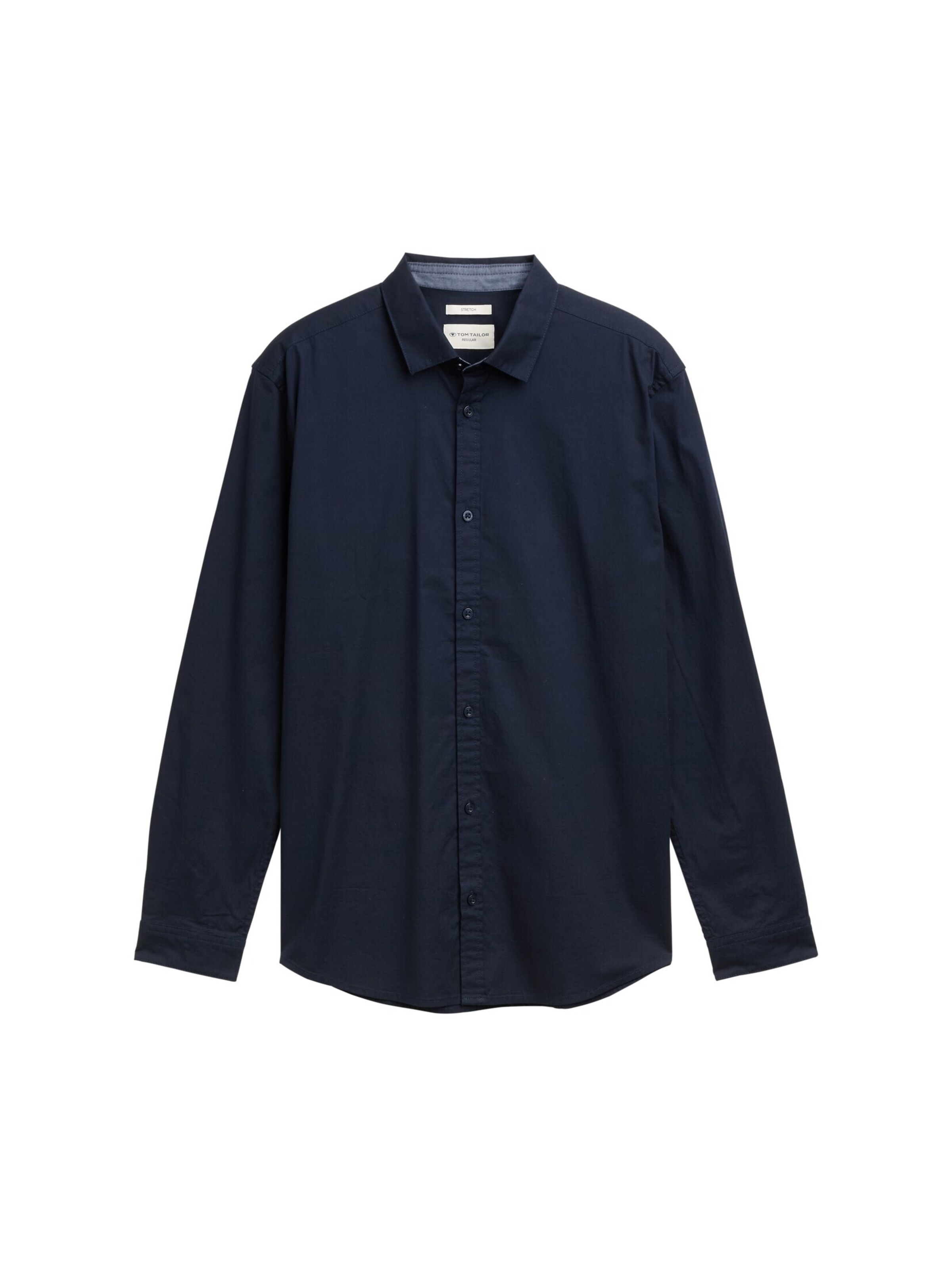 TOM TAILOR Regular fit Button Up Shirt in Blue: front