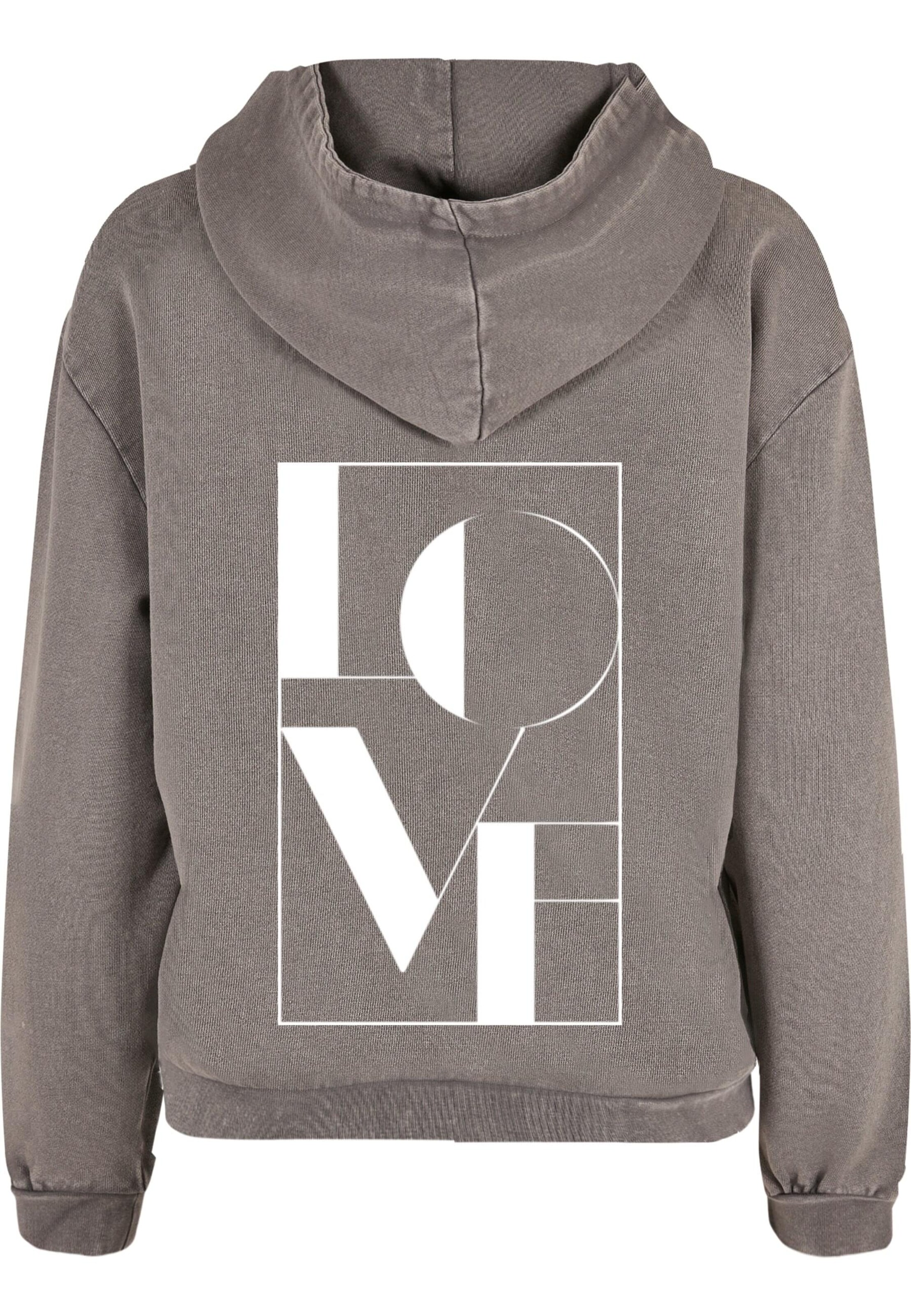 Merchcode Sweatshirt 'Love' in Grijs