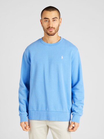 Sweat-shirt Polo Ralph Lauren en bleu : devant