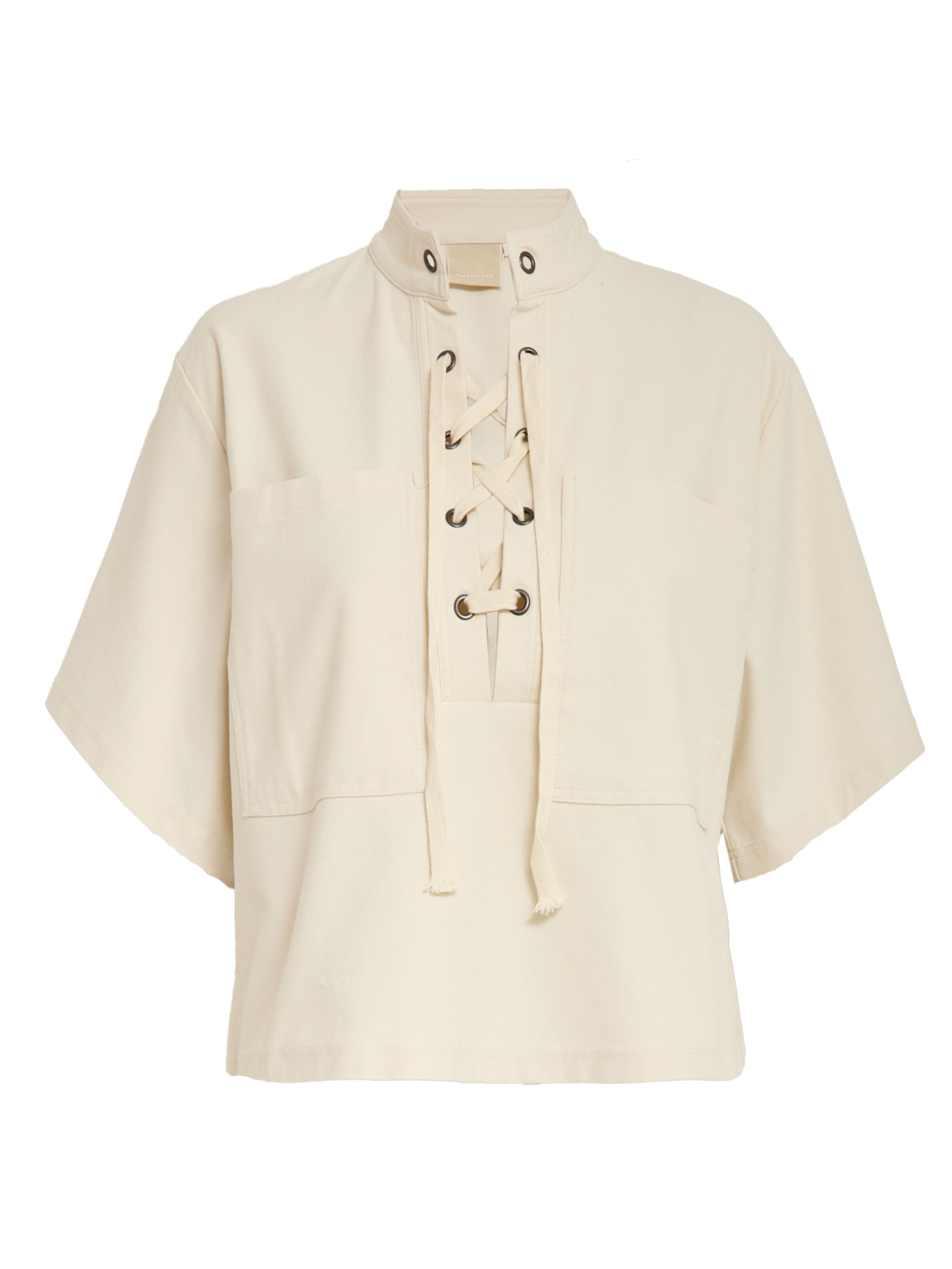 Top 'Naddie' di Peppercorn in bianco: frontale