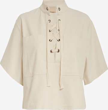 Top 'Naddie' di Peppercorn in bianco: frontale