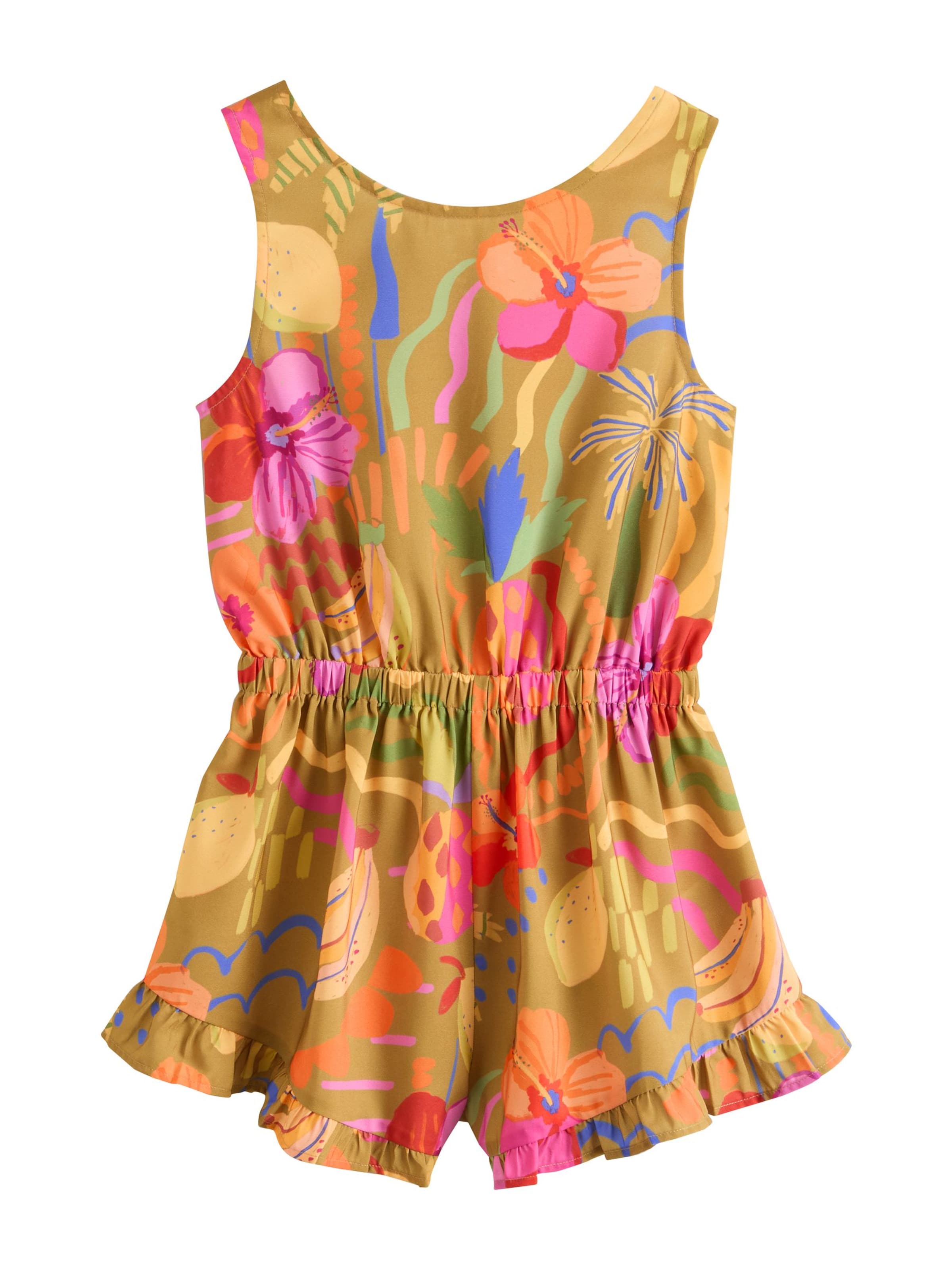 Next Overal – hnědá: přední strana