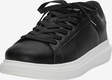 Pull&Bear Nizke superge | črna barva: sprednja stran