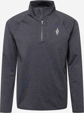 SKECHERS Athletic Sweater in Grey: front