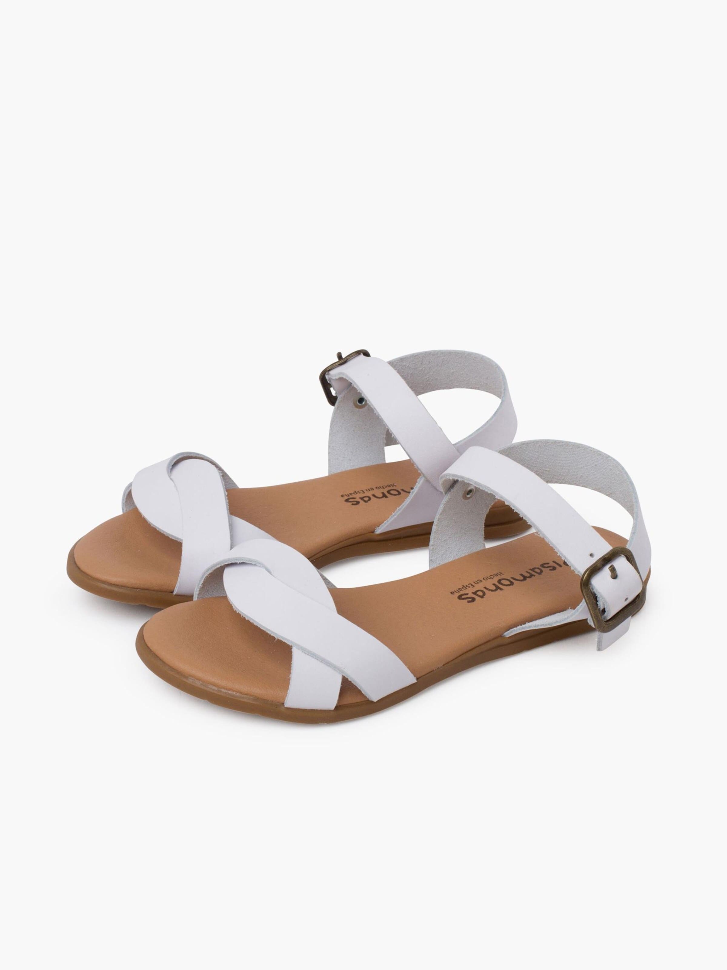 Pisamonas - Sandalias en blanco