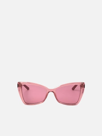Karl Lagerfeld Sunglasses 'Karl Lagerfeld KL6044S Rose 55/17/140 Women Sunglasses' in Pink: front