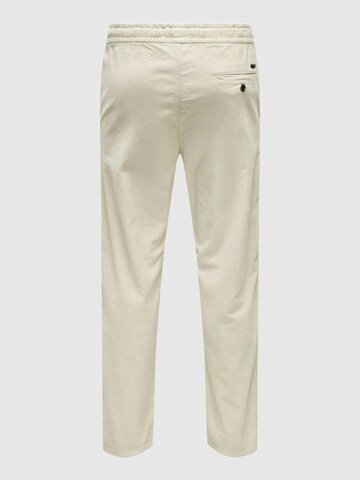 Tapered Pantaloni di Only & Sons in beige