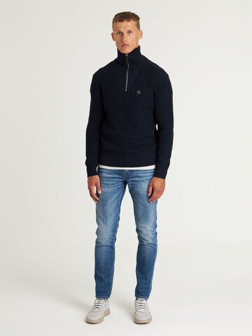 Pull-over 'Oliver' CHASIN' en bleu