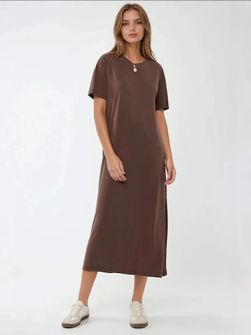 Hiccup - Vestido em castanho