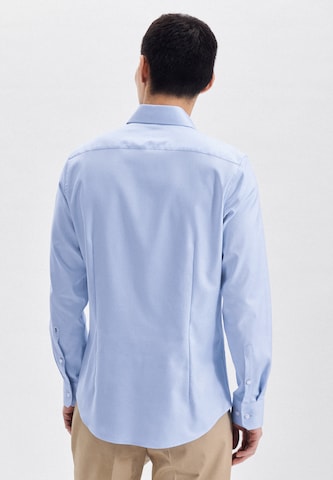 SEIDENSTICKER Regular fit Zakelijk overhemd 'Shaped' in Blauw