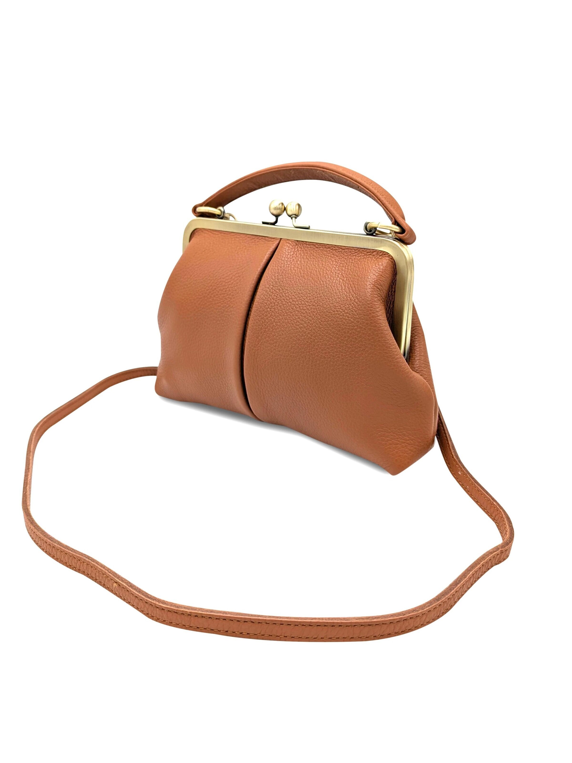 Sacs à main 'Kleine Olive – Leder Handtasche & Umhängetasche' Taschenkinder en marron