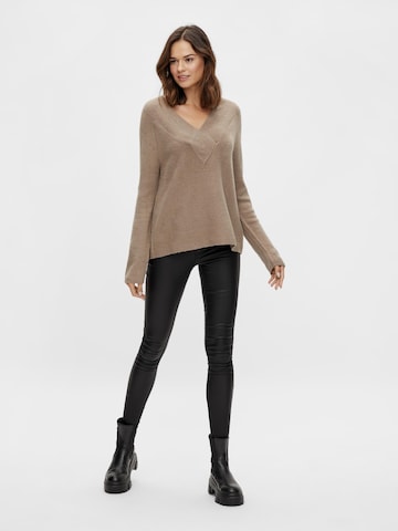 VILA Sweater 'Madelia' in Beige