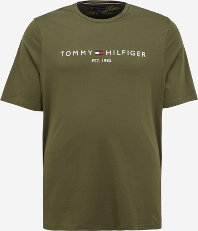 Tommy Hilfiger Big & Tall T-Shirt en olive / blanc, Vue avec produit