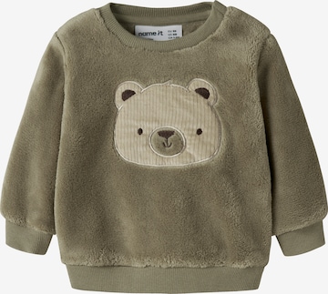 NAME IT Sweater 'NBMOLIWER' in Green: front