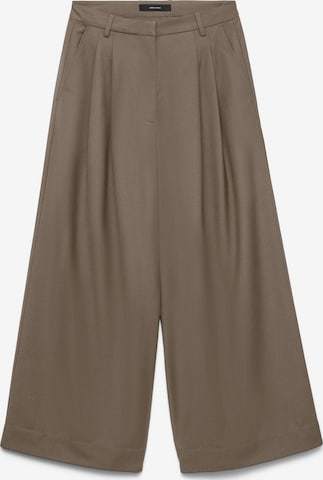 VERO MODA - Pierna ancha Pantalón plisado 'VMNikki' en beige: frente