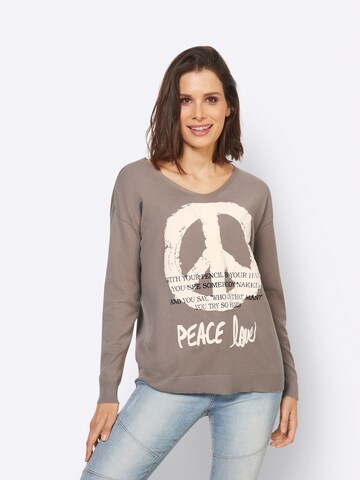 heine Pullover in Braun: Vorderseite