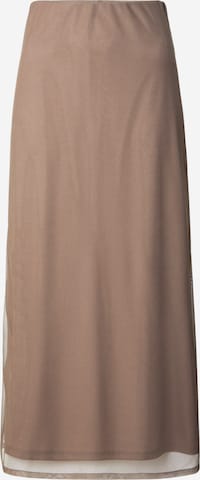 ABOUT YOUSuknja 'Chadia' - smeđa boja: prednji dio