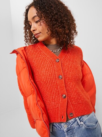 JJXX Gebreid vest 'Regina' in Rood