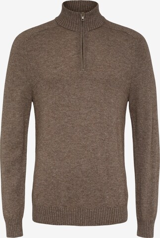 Bertoni Sweater 'Simon' in Brown: front