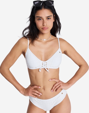 ROXY Bikini Top 'Island' in White: front