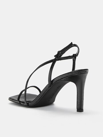 Sandales Pull&Bear en noir