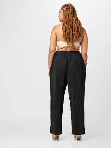 Selected Femme Curve Wide leg Trousers in Black