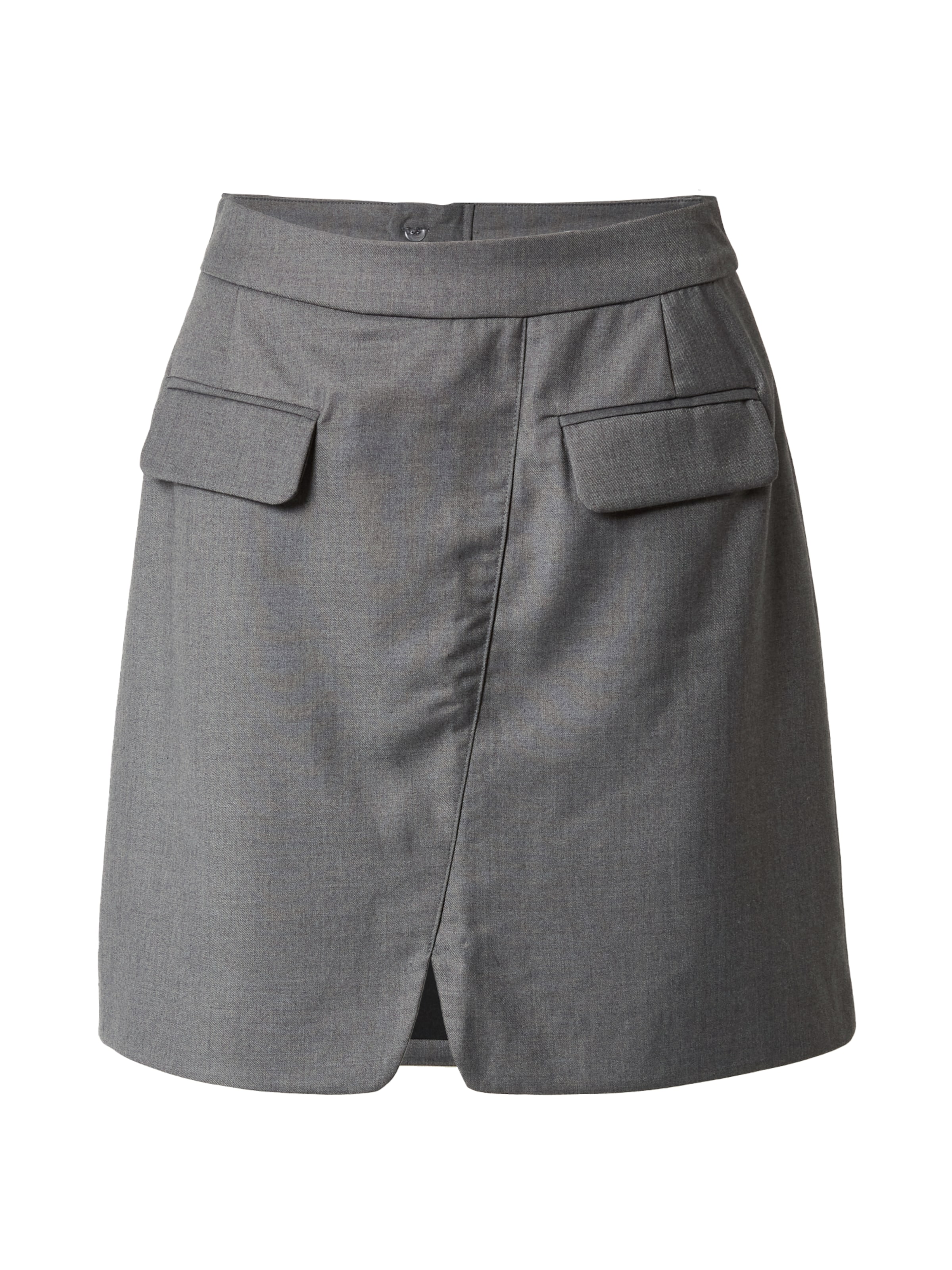 PIECES Skirt 'OFELIA' in Grey: front