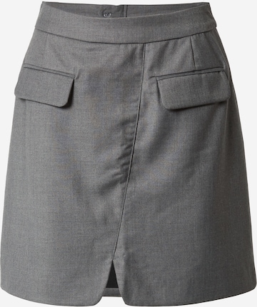 PIECES Skirt 'OFELIA' in Grey: front