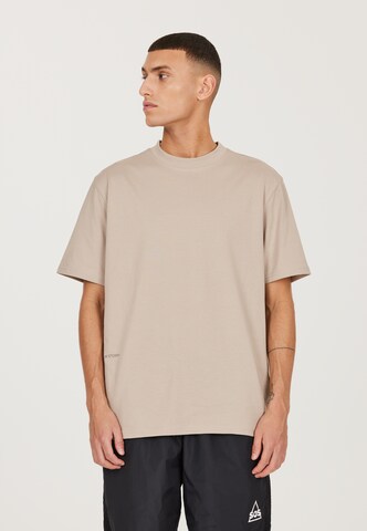 SOS Performance Shirt 'Dolomiti' in Beige: front