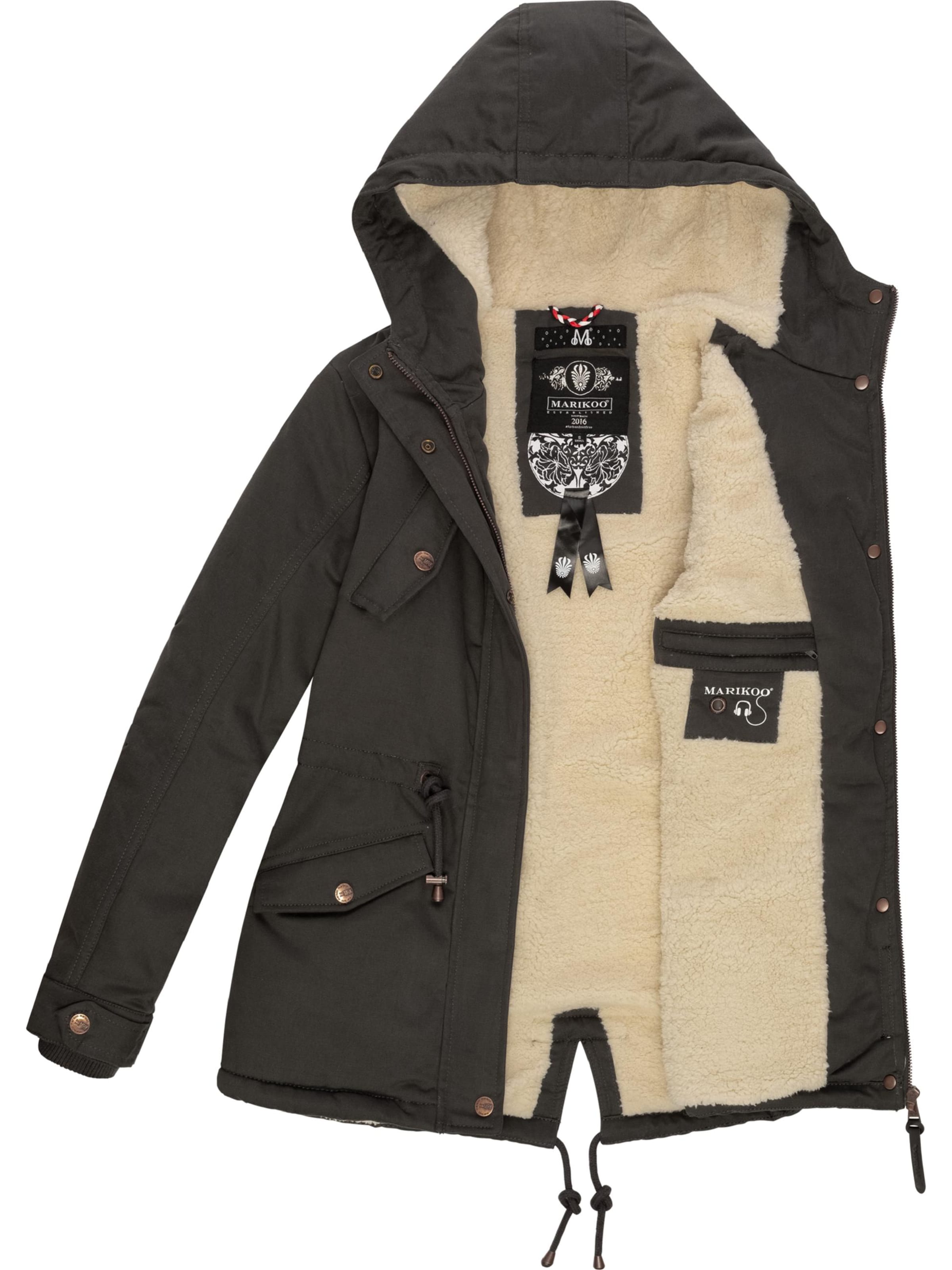 Parka invernale 'Manolya' di MARIKOO in grigio