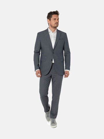 Coupe slim Costume Thomas Goodwin en bleu : devant